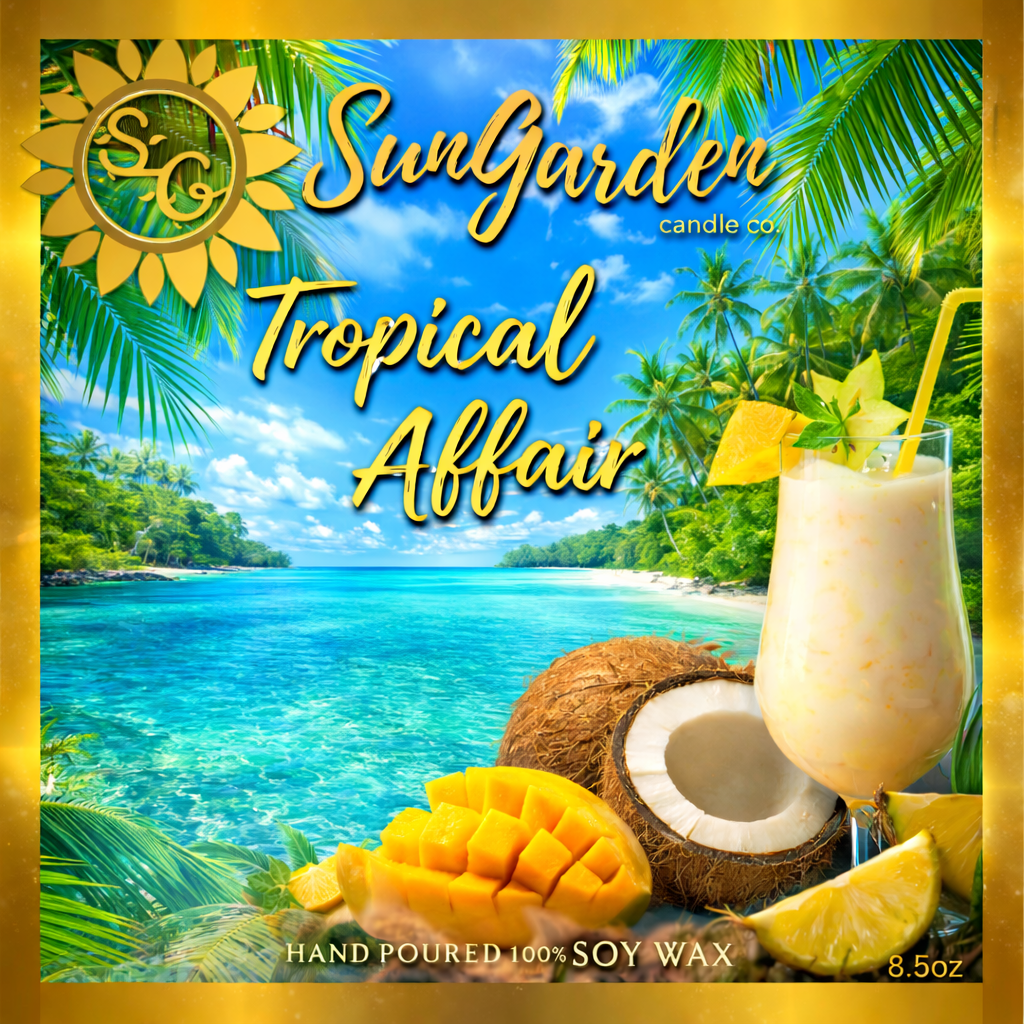 Tropical Affair, 8.5 oz cotton wick