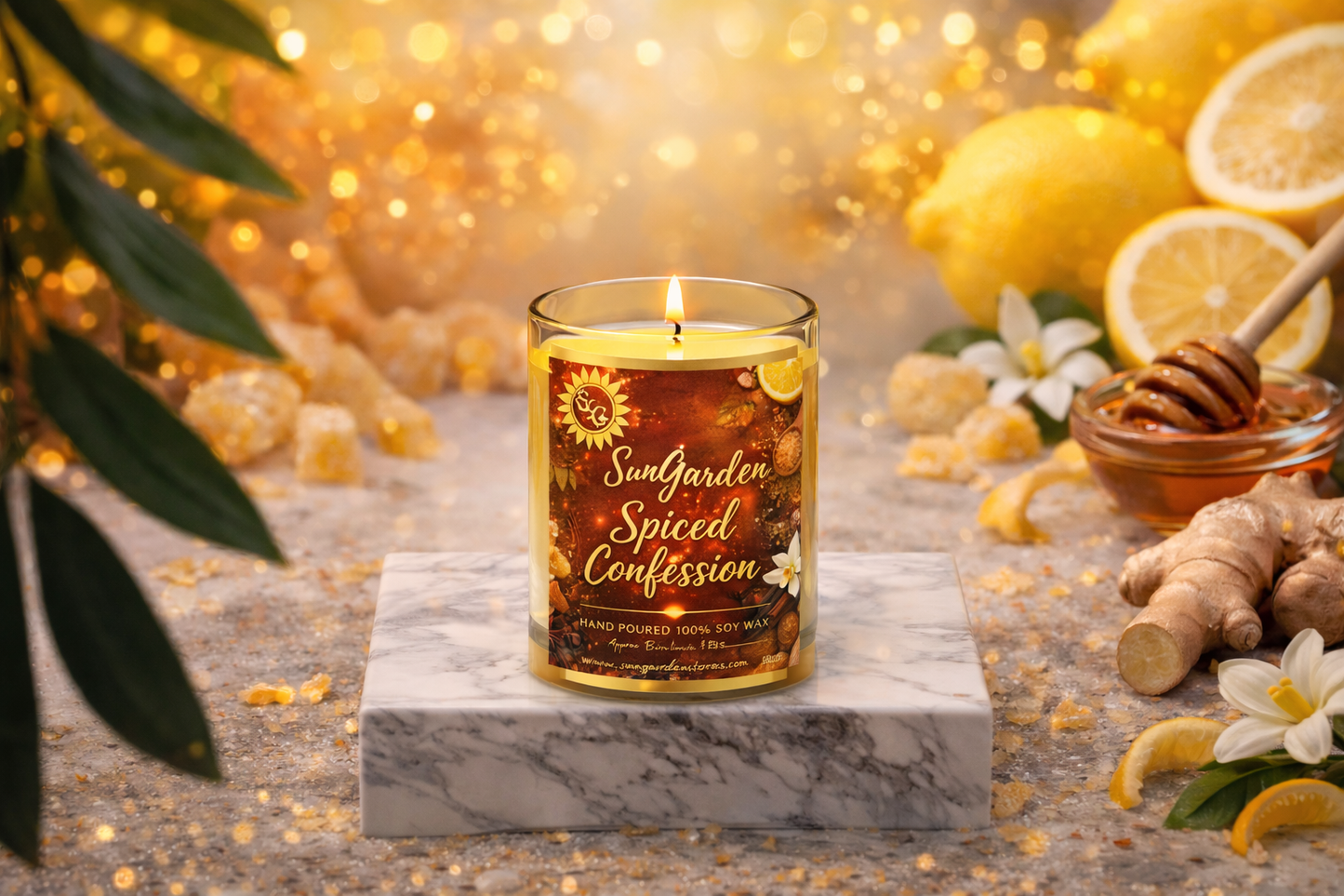 Spiced Confession, 8.5 oz cotton wick