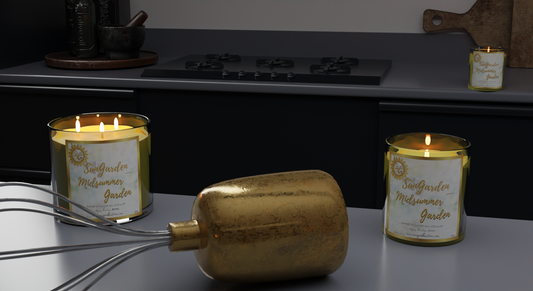 Midsummer Garden, 8.5 oz cotton wick