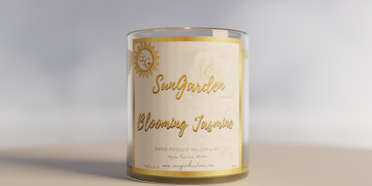 Blooming Jasmine Candle, 8.5 oz