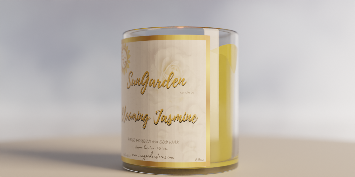 Blooming Jasmine Candle, 8.5 oz