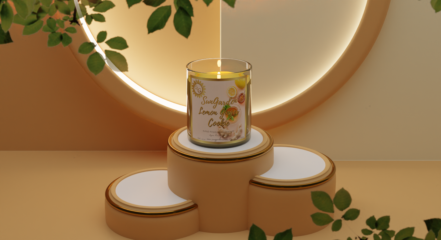 Lemon Ginger Cookie  Candle, 8.5 oz