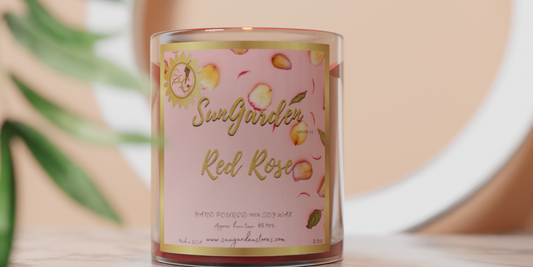 Red Rose Candle, 8.5 oz
