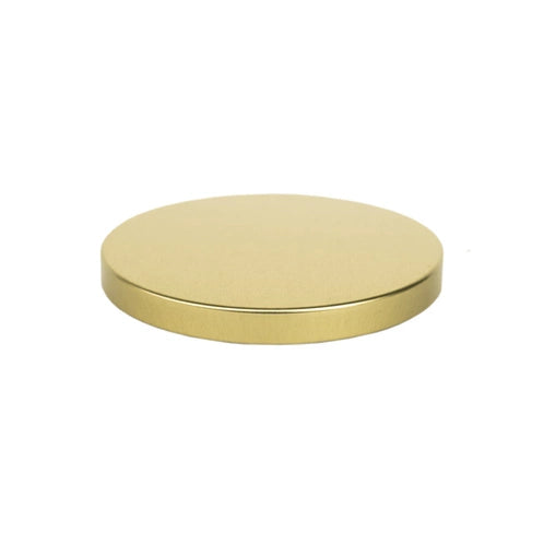 Gold Metal Flat Lid