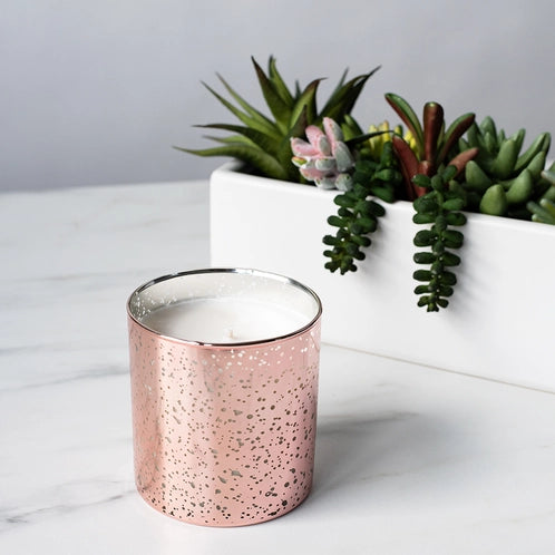 Rose Gold Mercury Tumbler Jar