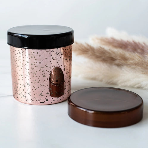 Rose Gold Mercury Tumbler Jar